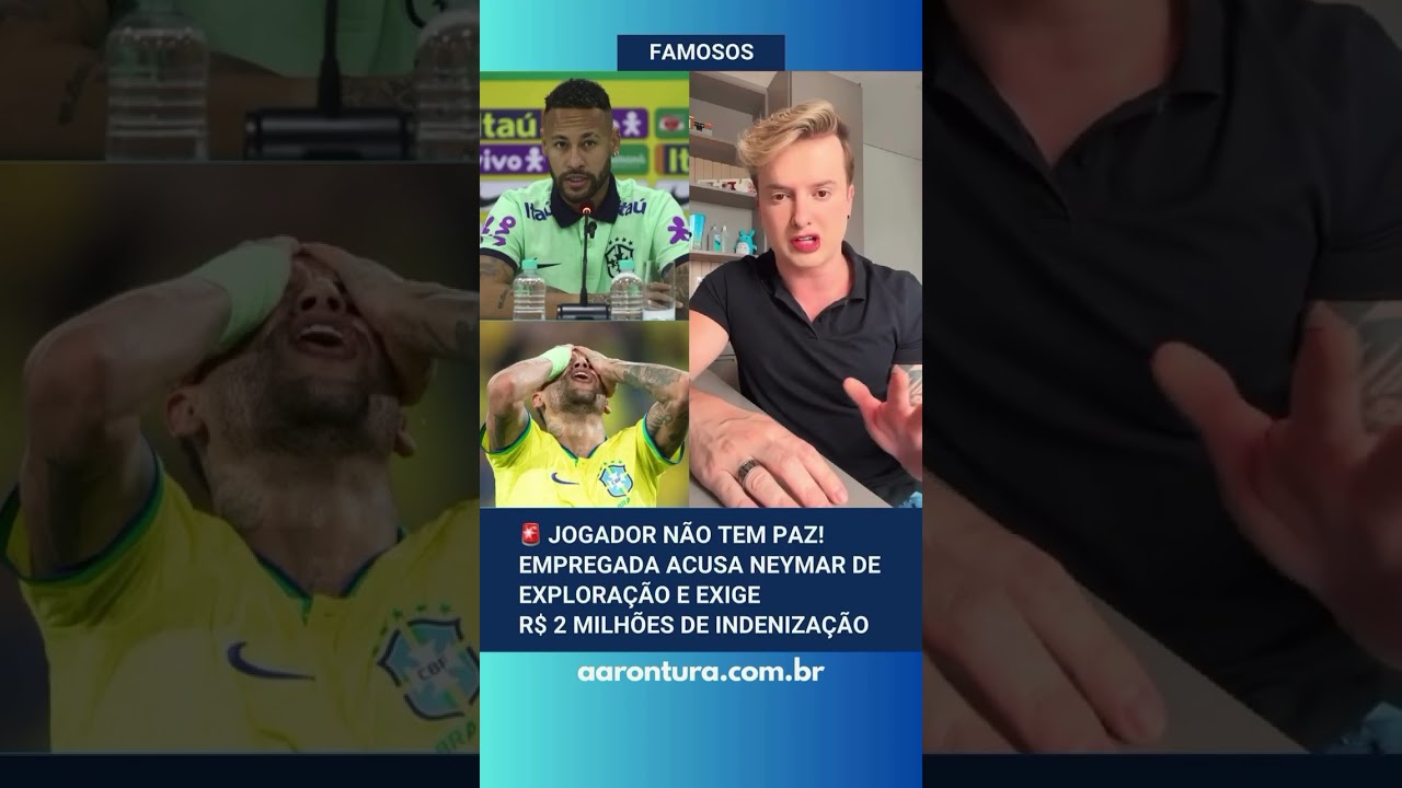 🚨 Jogador não tem paz! Empregada acusa Neymar de exploração e exige R$ 2 milhões de indenização