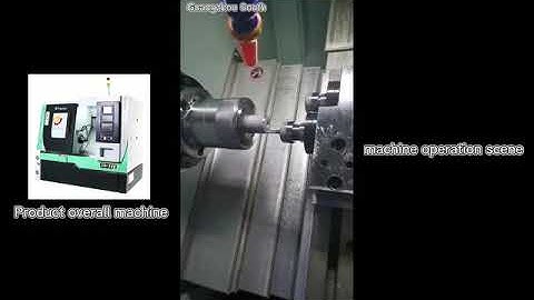 slanting bed gang type cnc lathe machine
