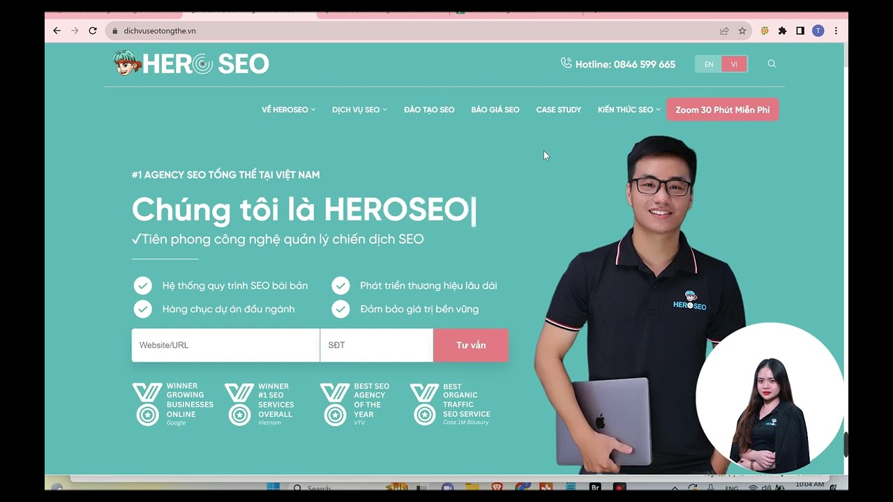 Outline Video Hướng Dẫn Tối Ưu Hình Ảnh Chuẩn SEO Trên Website Đồng Loạt ✓ HEROSEO