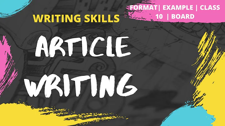 Article Writing | How to write an Article | Format | Example | Exercise | Writing Skills - DayDayNews