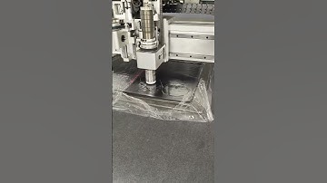 Fabric multiple layers cnc cutting machine #fabriccutting #shoesmaking #oscillatingknife#cnccut #cnc