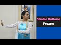 Princesa elsa frozen studio ballone