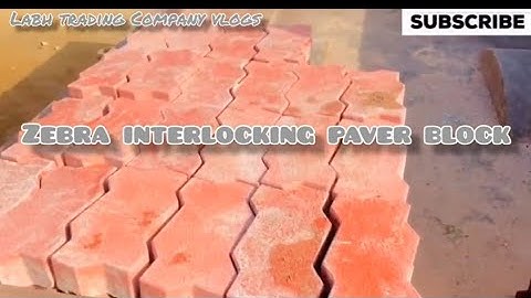 zabra interlock tile || zabra interlock tile   loading || #Labh_trading_company #youtube2022