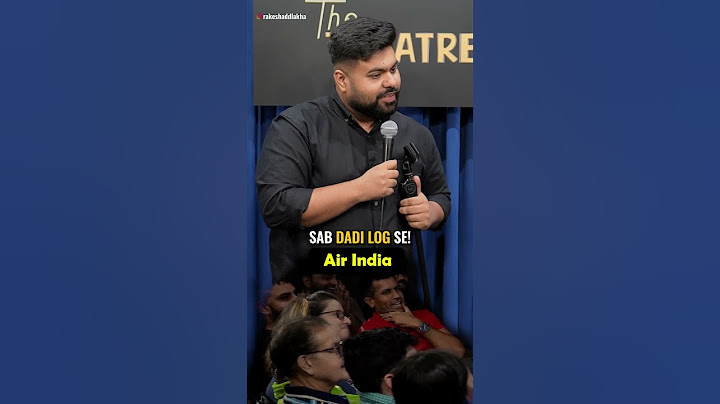 Air India  | Air Hostess | Rakesh Addlakha | Standup Comedy Crowd Work #standupcomedy #shorts