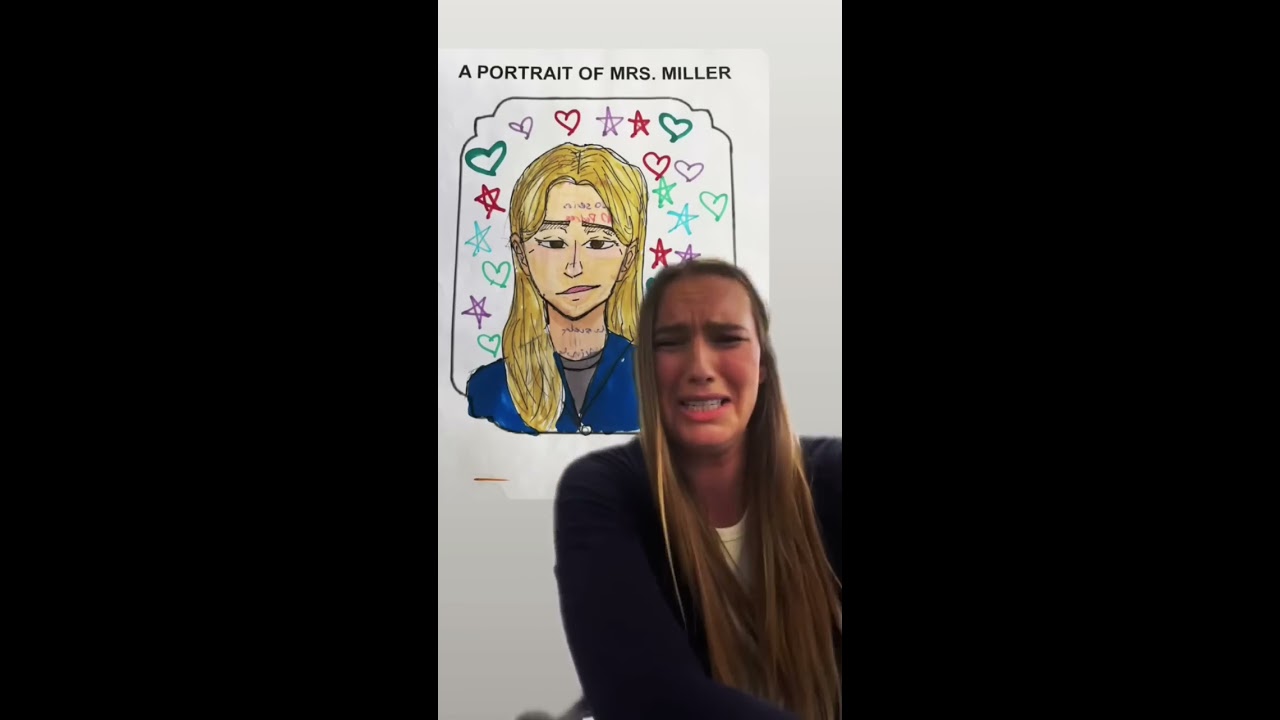 Students Draw Their Teacher Part 2 School Student Art
