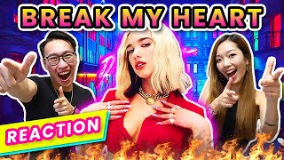 ⚡️(ENG Sub) Dua Lipa - Break My Heart ✦ Asian Couple Reaction ⚡️