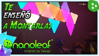 Nanoleaf Shapes Triangles Starter Kit ~ Review ~Unboxing ~ Configuración  15 Triángulos Luminosos