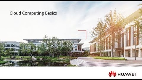 HCIA Cloud Service Chapter 1   Cloud Computing Basics