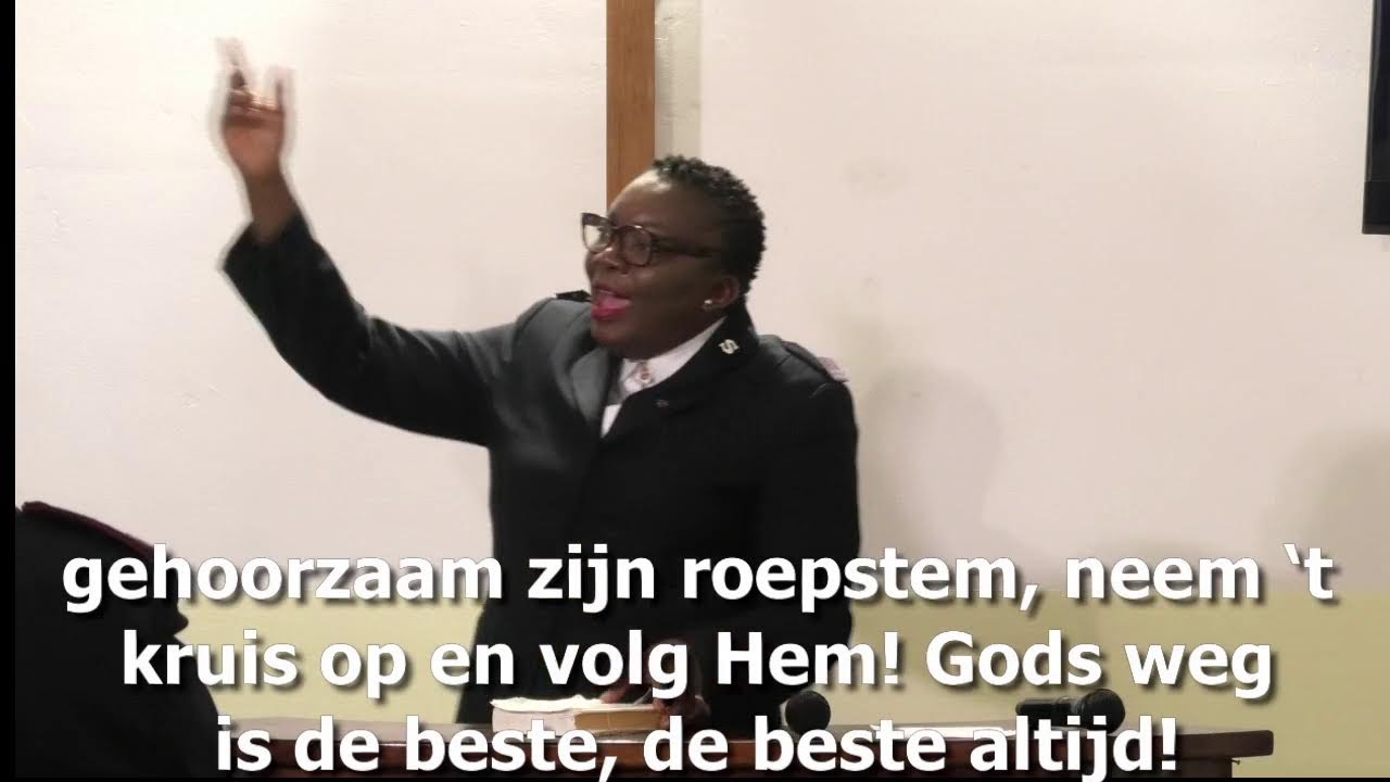 Leger des Heils / korps Antwerpen  Zondag 22   Februari 2026 .