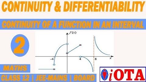 CONTINUITY OF FUNCTION IN INTERVAL | EX-5.1(Eg 7-12) | L-2 | CONTINUITY & DIFFERENTIABILITY | MATHS
