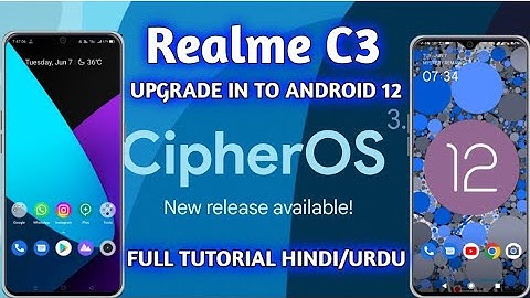 How to Install Android 12 Custom Rom In Realme C3