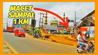 Pelebaran jalan di pertigaan Kadu Jaya jalan raya serang | RIDE AND VLOG