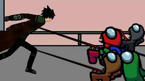 The Among Us Invasion Part 2 | Drawing Cartoons 2