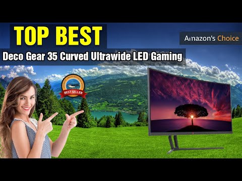 Deco Gear 35 Curved Ultrawide LED Gaming Monitor Review 2022✅