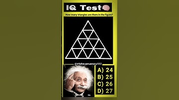 How many triangles? (Q#4) IQ Test🔥Math quiz🧠#shorts #trending #trendingshorts #iqtest #braintest