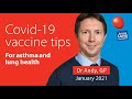 COVID 19 Vaccine Tips and more for your asthma & lung health - JAN 2020