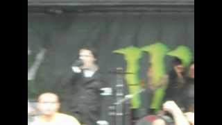 Motionless In White If It's Dead We'll Kill It (New Song) Warped Tour Camden NJ 7/20/12