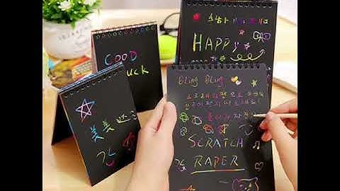 RAINBOW SCRATCH PAPER NOTE (THE STATION)