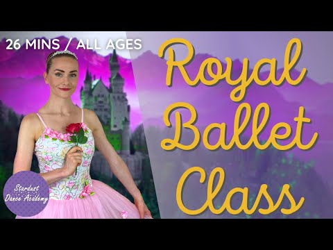 ROYAL BALLET class 👑 Beginner Family & Kids Dance Class | Dance along & learn routines to music