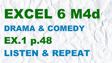 EXCEL 6 for Kaz M4d    Ex.1 p.48   LISTEN & REPEAT