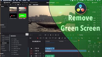 Remove Green Screen in Da Vinci Resolve 17 | Green Screen Animated Subscribe Button
