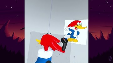Gravity Sketch HOW TO MODEL Woody Woodpecker 3D CHARACTER Oculus Quest  for VR Chat Process Tutorial