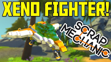 Scrap Mechanic Gameplay - EPIC Viewer Creations: Bus, Pogo Stick and Fighter Plane!