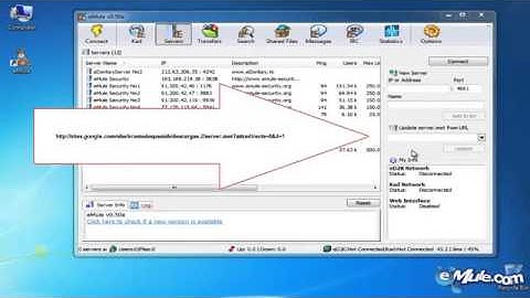 Wie eMule Server zu aktualisieren