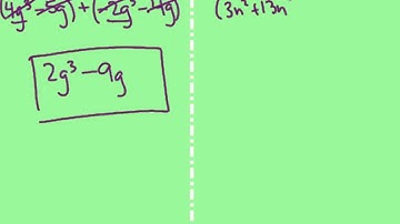 Unit 3 Notes 2: Adding and Subtracting Polynomials