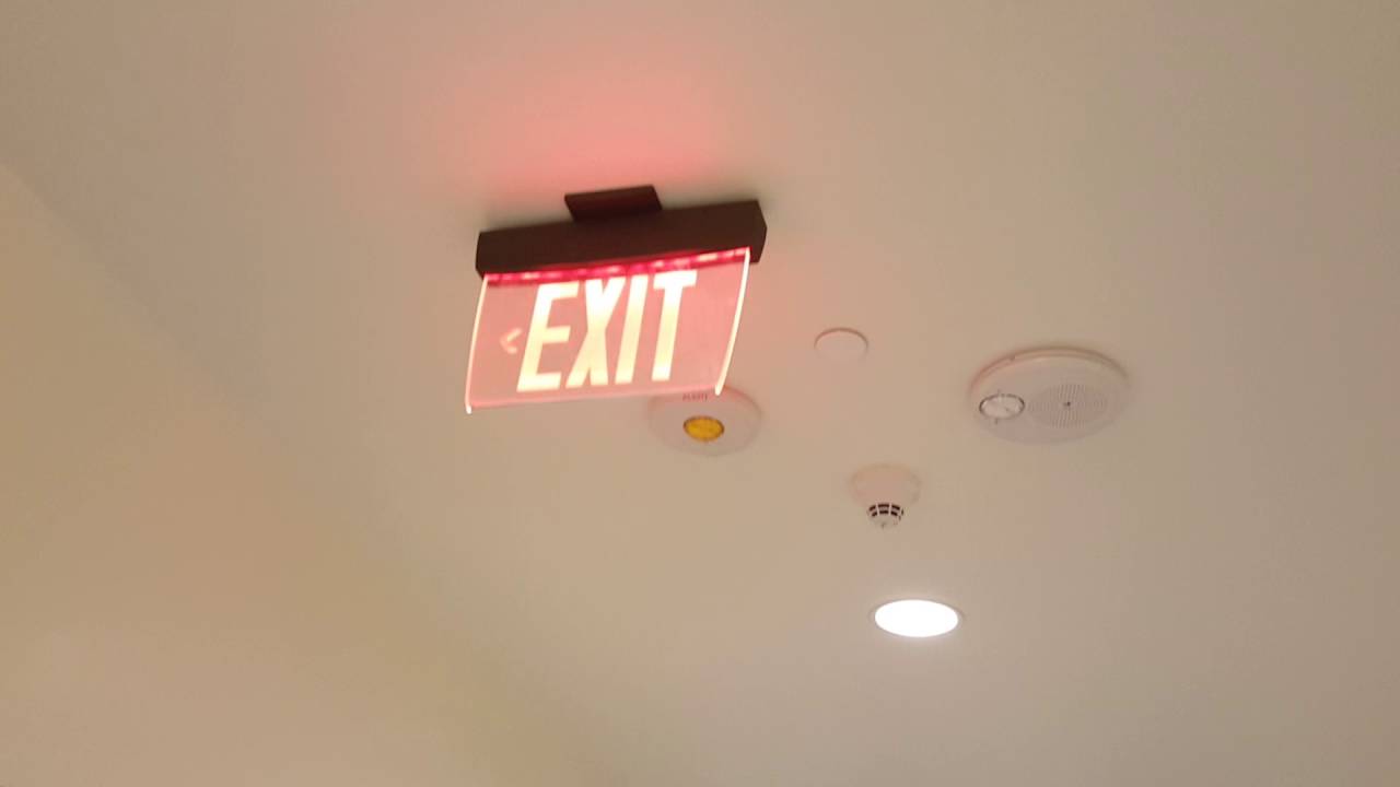Fire-alarm test in EQ