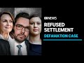 Lehrmann rejected an offer to settle with Ten and Wilkinson before failed defamation case | ABC News