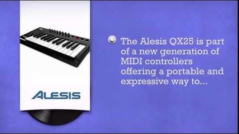 Alesis QX25 25-Key USB Keyboard Controller - DJkit.com