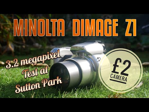 Is Retro Minolta Z1 3.2mp Digital Camera Still good in 2023?  Landscape Photography Test Sutton Park