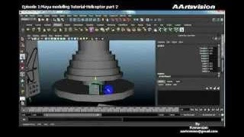 Episode1 Maya 3d modelling Helicopter Pt2