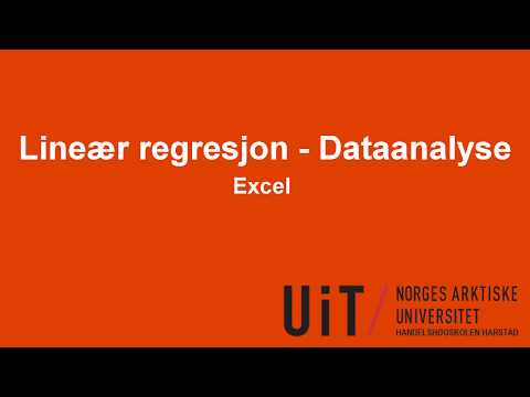 Video: Krever lineær regresjon normalfordeling?