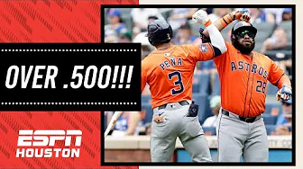 The Houston Astros are ABOVE .500 for the first time in '24!!! thumbnail