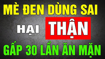 Hạt mè đen rất tốt nhưng cấm kị kết hợp 5 món này- Sức khỏe tuổi già
