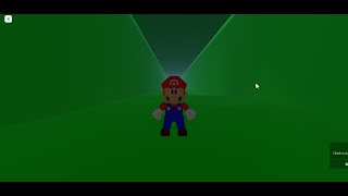Mario running green screen