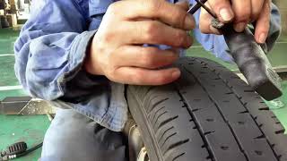 パンク修理　パーマキュアウルトラで修理