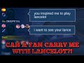 I met a fan in rank and asked him to play Lancelot | MLBB