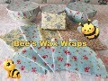 How to make Bee's Wax Wraps - Plastic Alternative - DIY Tutorial