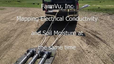 Electrical conductivity and soil moisture mapping at the same time.