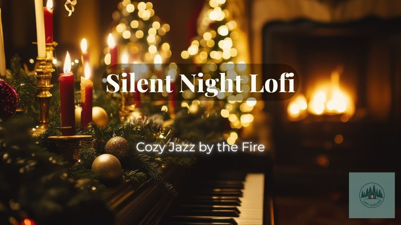 LoFi Christmas Eve – Cozy Jazz & Vinyl Crackles by the Fireplace 🎄