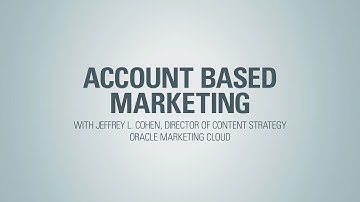 Account Based Marketing