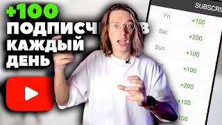 100 Подписчиков В День | Как Набрать Подписчиков На Youtube