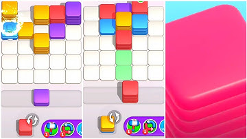 Hexa Stack N Sort Gameplay 5 , Android Games ios Walkthrough Simulator Think Brain Puzzle