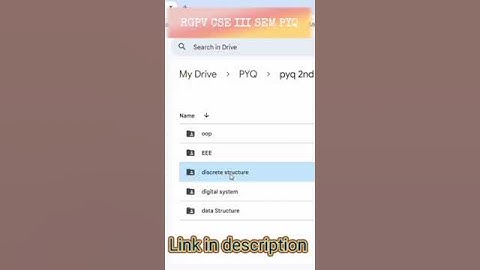 RGPV CSE 3rd Sem All PYQ