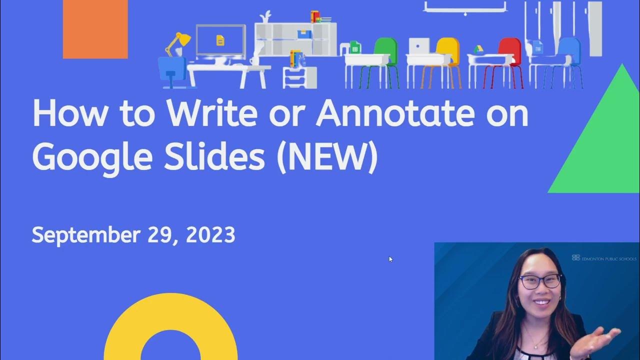 How to Write on or Annotate in Google Slides (NEW) YouTube