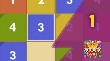 Sudoku Quest Gameplay & Walkthrough - Part 1 (Levels 1 - 5, Daily Challenge Took Long Time)