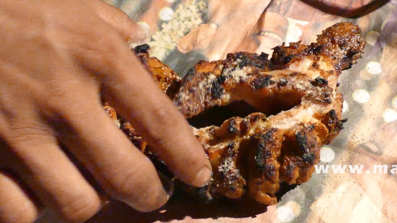 CHICKEN LEG TANDOORI | GRILLED CHICKEN FRY | STREET FOOD street food